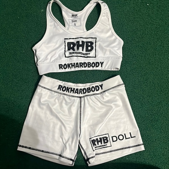 RokHardBody Pants - RHB sports bra and shorts. New